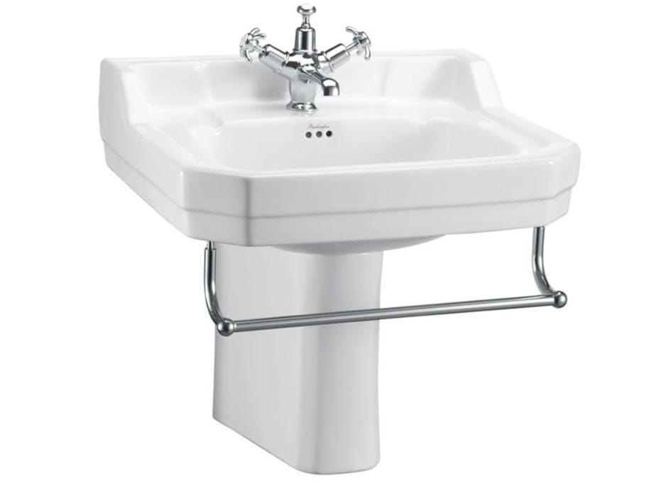 Прямоугольный умывальник из окна на полуколонне Burlington Эдвардианская ARCH-00138195