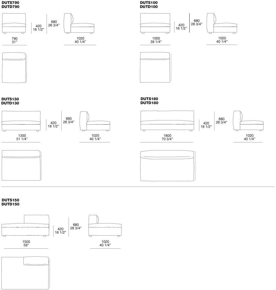 Poliform Угловой диван в коже Dune sun-id-1474495 - Вид №4