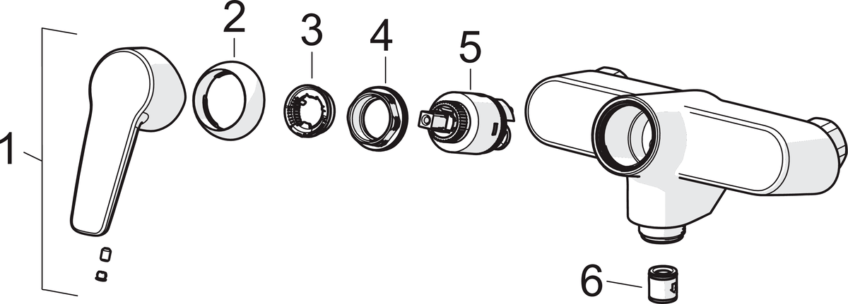 Oras 3937 Смеситель для кухни 3937 Saga Хром  - Вид №4
