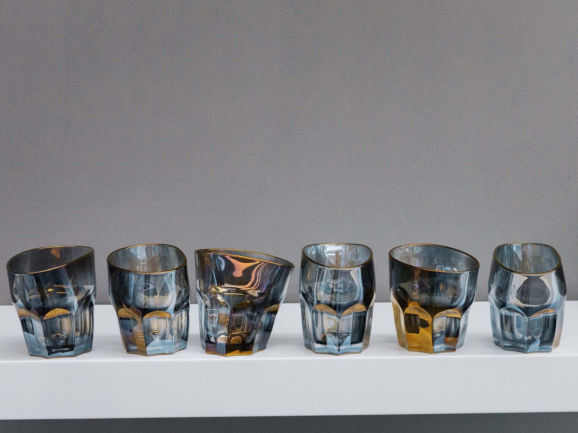 Набор стеклянных стаканов для воды PlusObject HOLOGRAPHIC ARCH-00055592 - Вид №1