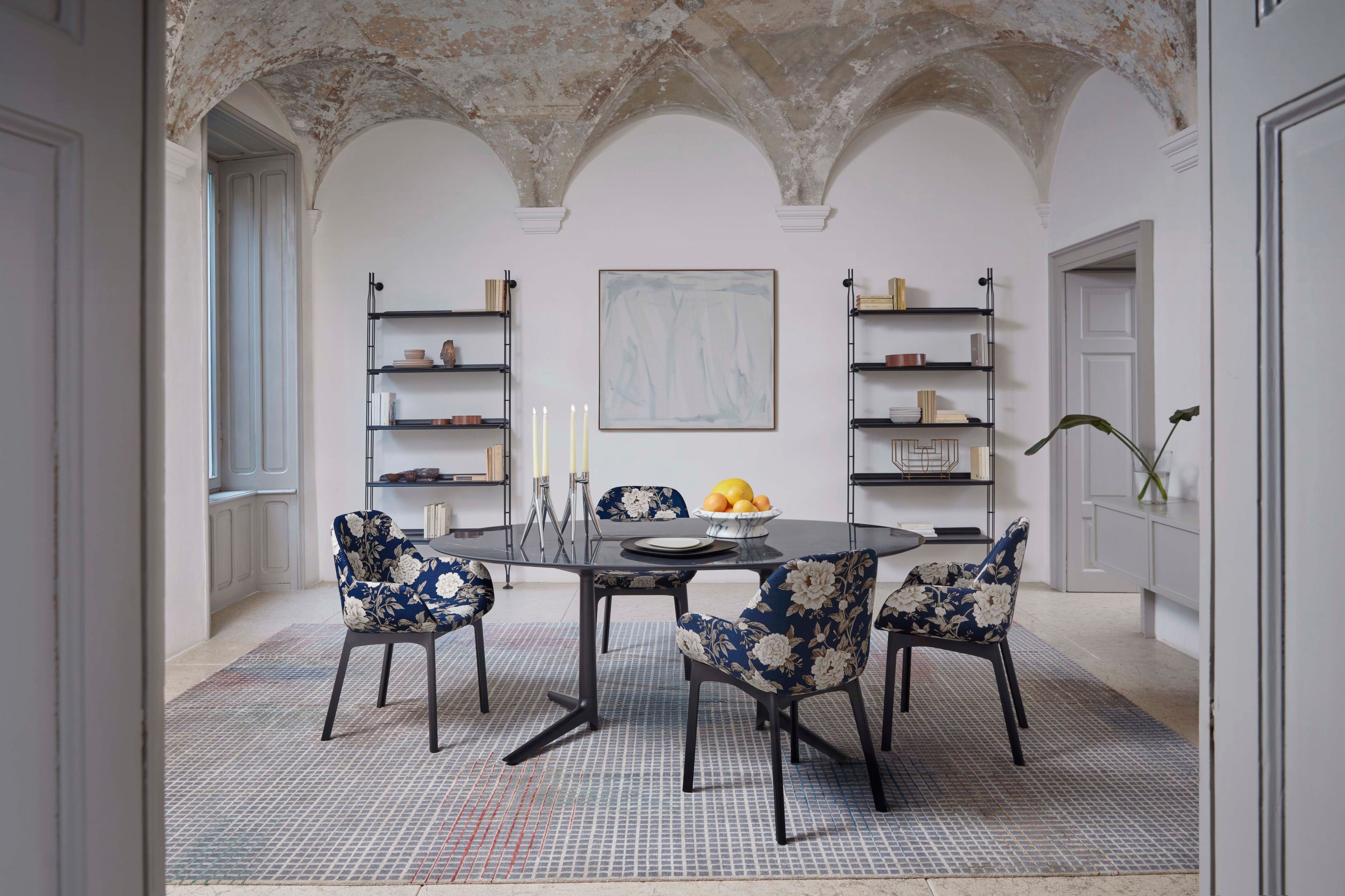 Мягкий тканевый стул с подлокотниками Kartell CLAP ARCH-00149595 - Вид №6