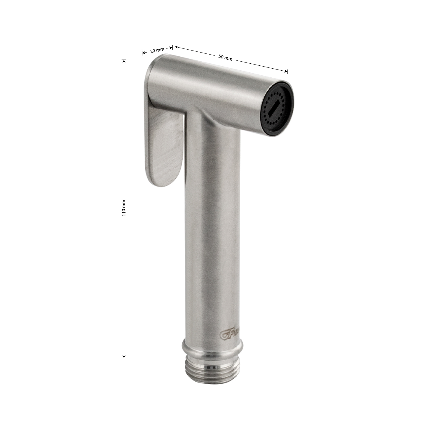 GFmark - Лейка гигиеническая, из нержавеющей стали для биде - мини, код: 6069  - Вид №2