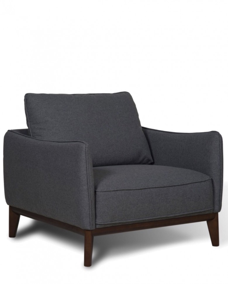 Кресло Chief темно-серое ICON DESIGNE ДИЗАЙНЕРСКИЕ 178007 Серый  - Вид №1