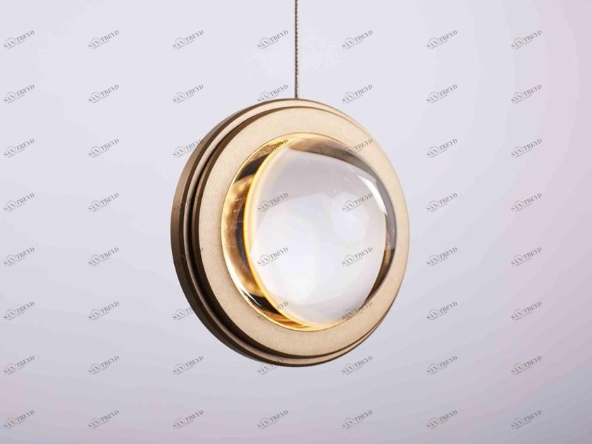 Karice Lighting Светодиодный подвесной светильник из алюминия и стекла Da vinci sun-id-1452941