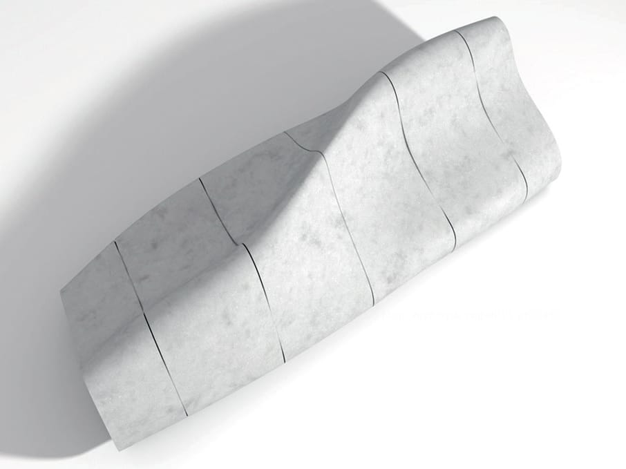 Реконструированная каменная скамья со спинкой Viscio Urban Design ROLL ARCH-00135413