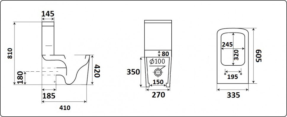 2171MB Унитаз напольный LAB.Space  - Вид №3