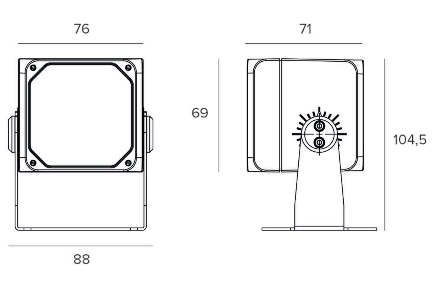 Регулируемый светодиодный наружный прожектор TARGETTI DART SMALL ARCH-00104761 - Вид №6