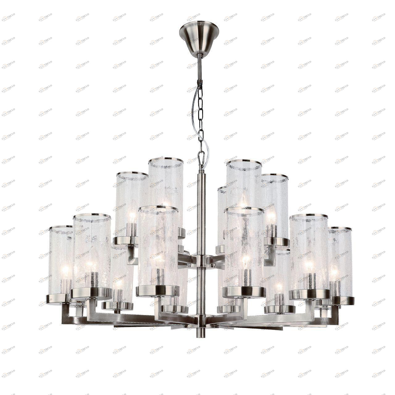 Подвесная люстра Favourite Assembly 2374-18P FAVOURITE ДИЗАЙНЕРСКИЕ, ASSEMBLY 313625 Белый;серебро 