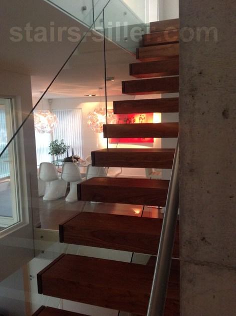 Siller Treppen Консольная лестница из дерева и стекла Cantilevered stairs sun-id-1388106 - Вид №4