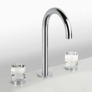 C22-1301 C22-1301 Смеситель для раковины на 3 отверстия НЕБЕСНЫЙ Cristal & Bronze CÉLESTE