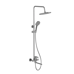 Душевая система Frap Arne со смесителем 3 режима цвет графит