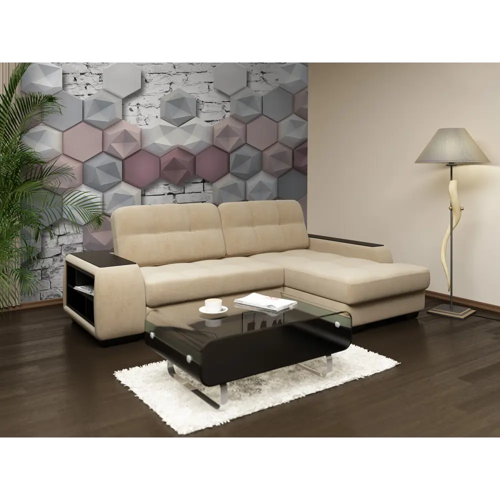 Фотообои 3D Flizart «Стереометрия», флизелиновые, 300x280 см FBRUSH STLM-2118888 - Вид №3