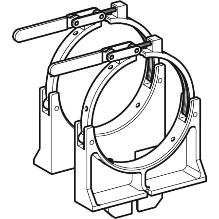 359.835.00.1 Комплект зажимных пластин Geberit Geberit  - Вид №1