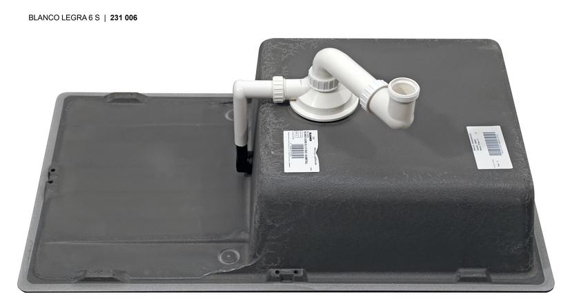 523326 Кухонная мойка Blanco Legra XL 6 S антрацит  Blanco Legra Антрацит - Вид №5