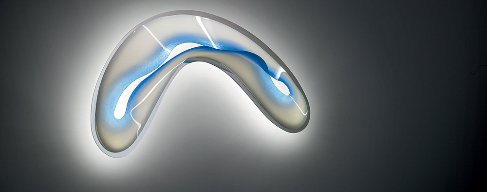 Светильник настенный голубой Crocco Medium Blue CRO14APP0002D_000 SLAMP  00-3882837 Голубой  - Вид №2