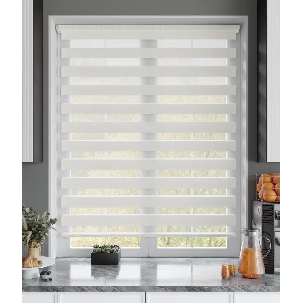 Штора рулонная день-ночь Петер 100x160 см экрю MIAMOZA Промо 2025 STLM-2109500 - Вид №6