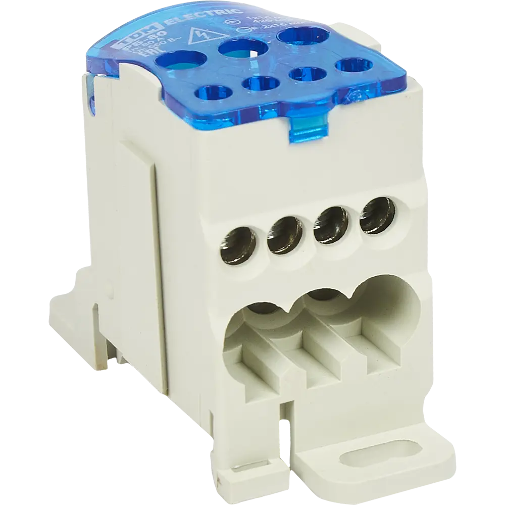 Распределительный блок на DIN-рейку TDM Electric РБ-80 1П 80 А STLM-2124892