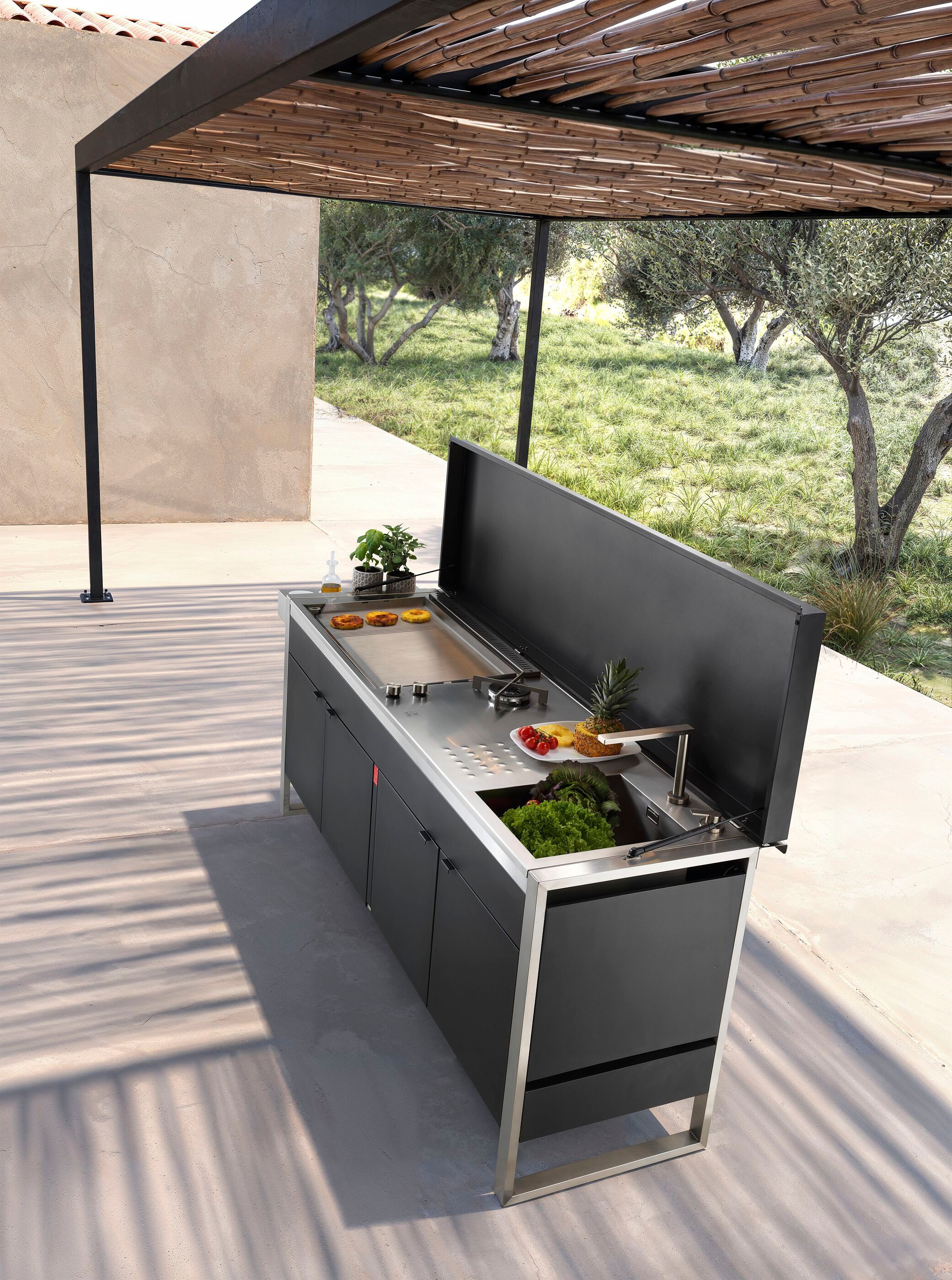 Газовая плита из нержавеющей стали PLA.NET Outdoor Cooking Kitchen ARCH-00119280 - Вид №13
