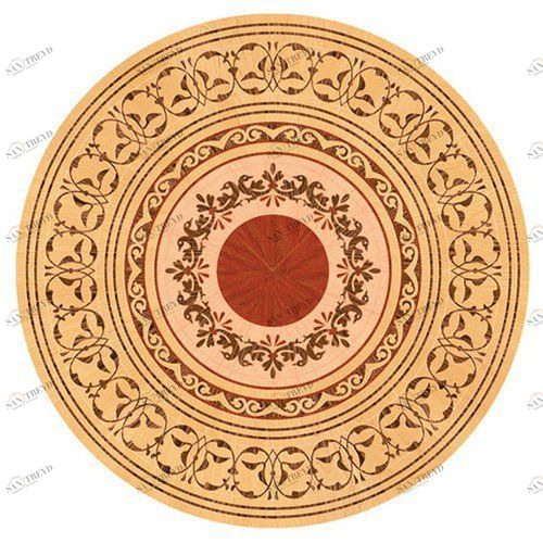 Художественный паркет Da Vinci Розетка 26-159 Дуб Селект (Гладкая) х1000диаметр мм 260090159