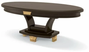 Carpanese Home Овальный деревянный журнальный столик Heritage 2180