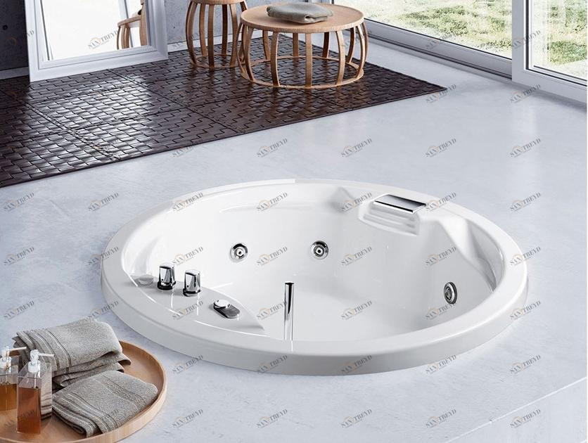 Glass1989 Акриловая круглая гидромассажная ванна Home & spa rituals sun-id-1454518