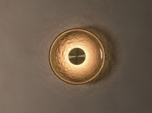 Стеклянный светодиодный настенный светильник