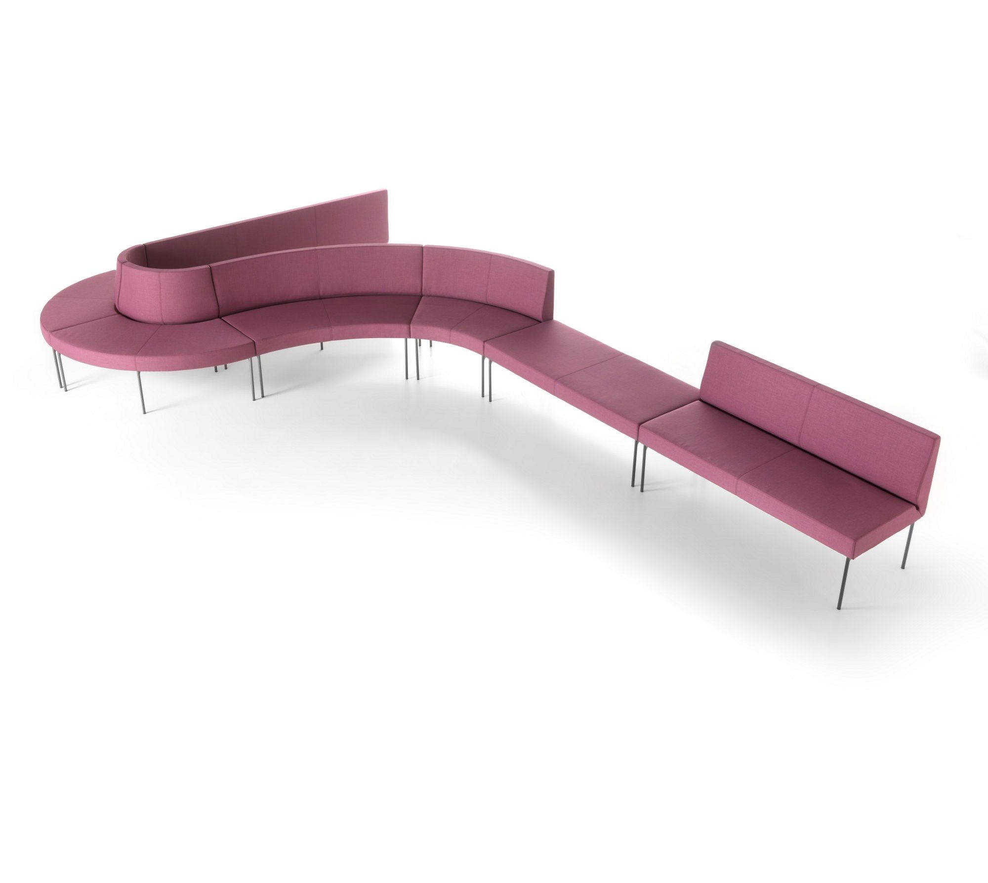 Модульная скамья из ткани со спинкой SITIA Laguna ARCH-00146120 - Вид №33