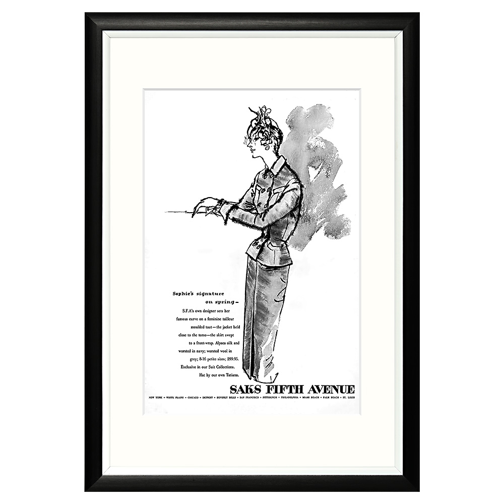 417320245_1818 Арт-постер «Saks Fifth Avenue» Object Desire 