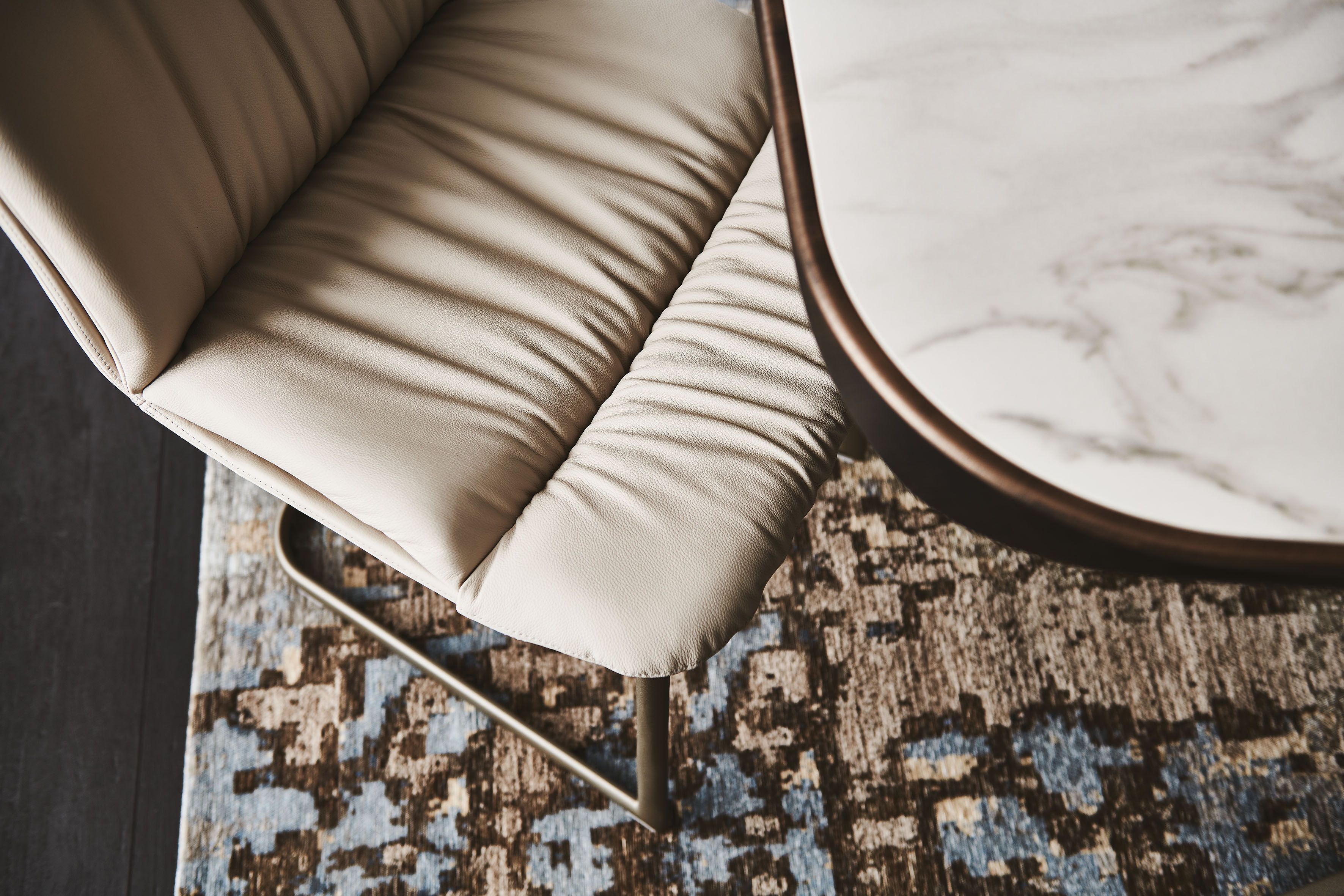 Кожаный консольный стул Cattelan italia KELLY CANTILEVER ARCH-00058810 - Вид №5