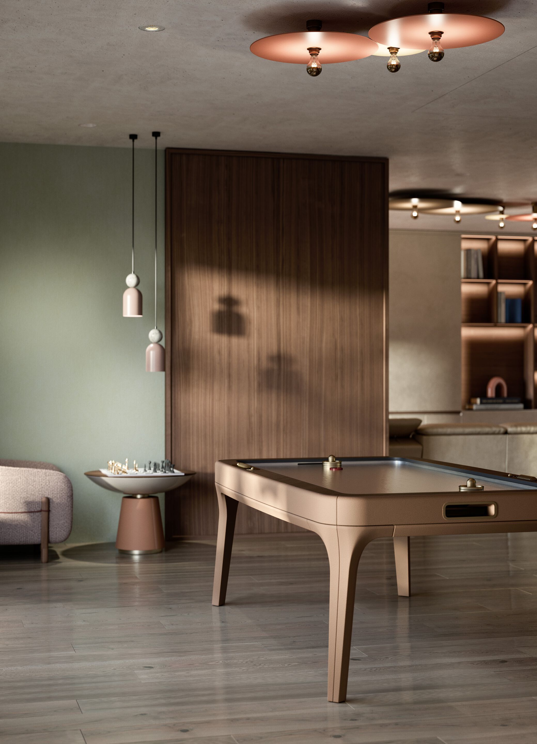 Прямоугольный стол для аэрохоккея Vismara Design BLOW ARCH-00069614 - Вид №1