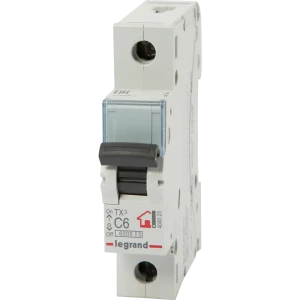 Автоматический выключатель Legrand TX3 1P C6 А 6 кА 10304315 STLM-2055133