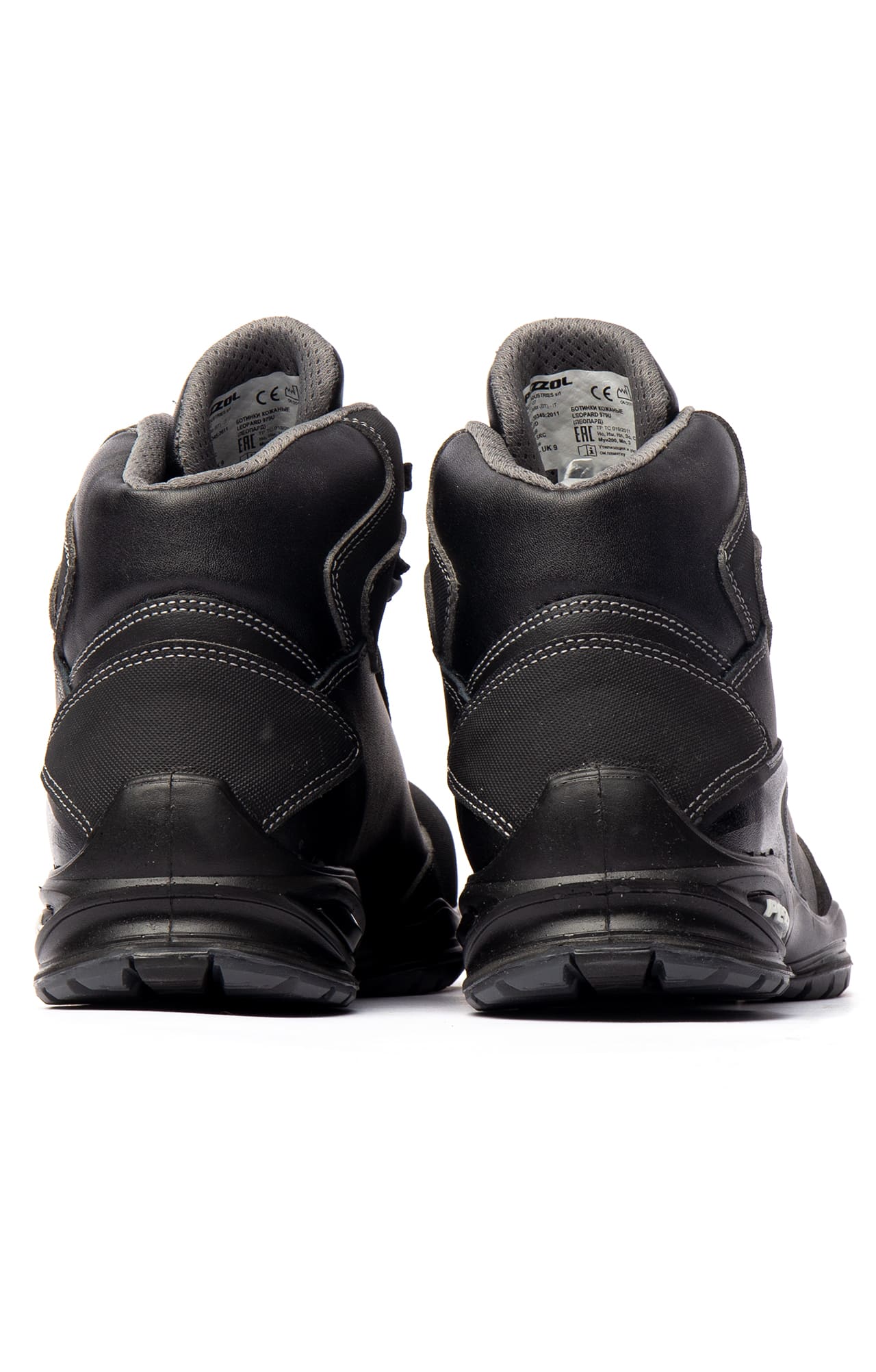 5031721 Ботинки ПЕЦЦОЛЬ ЛЕОПАРД c композитным подноском и проколозащитной прокладкой черные  Летняя обувь размер 45 Спецодежда  - Вид №1