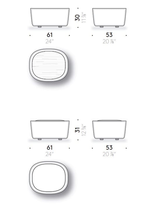 Пуф / журнальный столик DE PADOVA Ripamonti ARCH-00100693 - Вид №2