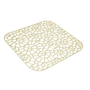 Коврик для мойки Мартика Грата 28x28 см полипропилен цвет слоновая кость