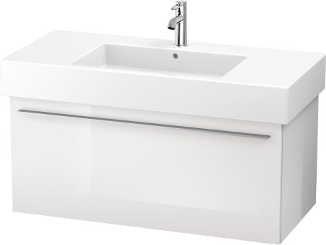 XL605304747 Тумбочка подвесная X-Large #XL6053 1000 x 468 мм Каменно-синий глянцевый лак Duravit - Вид №2