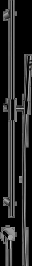 Направляющая скольжения 70042 706 Gessi Ventaglio ЧЕРНЫЙ МЕТАЛЛ PVD