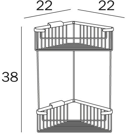 INDA® Настенная мыльница для гостиниц из металла Hotellerie Av032a - Вид №1
