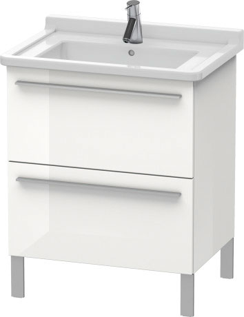 XL653501818 X-Large Тумбочка напольная Белый матовый, декор Duravit - Вид №2
