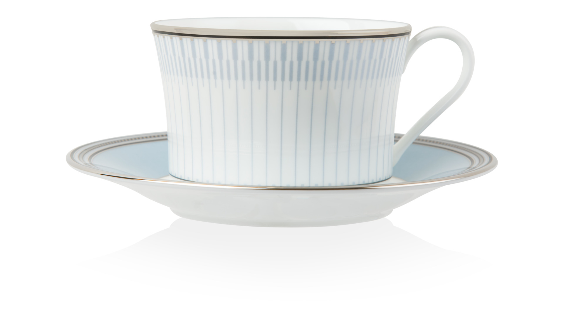 10657446 Noritake Сервиз чайный Noritake "Богарт платиновый" на 6 персон, 21 предмет Фарфор костяной  - Вид №3