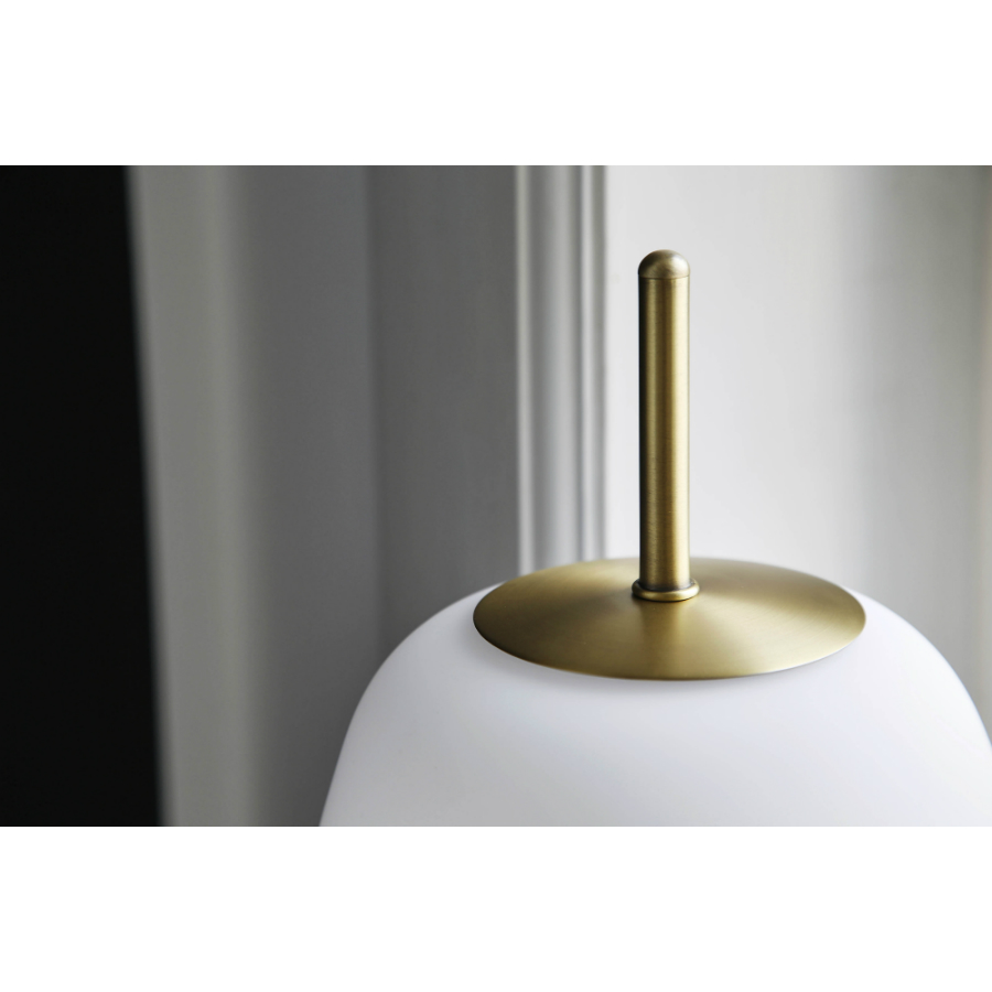 Лампа настольная Silk, D20 см, белое опаловое стекло Frandsen 257701184011 - Вид №2