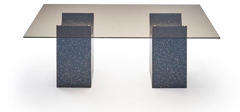 Sancal Прямоугольный стол со стеклянной столешницей и основанием iq surface Vestige sun-id-1487633 - Вид №1