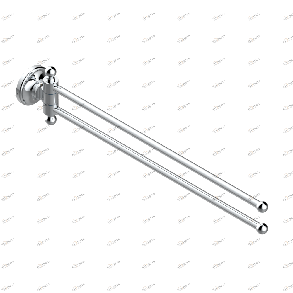 G47-522 Полотенцедержатель двойной - 2 подвижные рейки - Д: 400 мм, диаметр : 16 мм Thg-paris Vendôme Хром G47-522 CAT.A