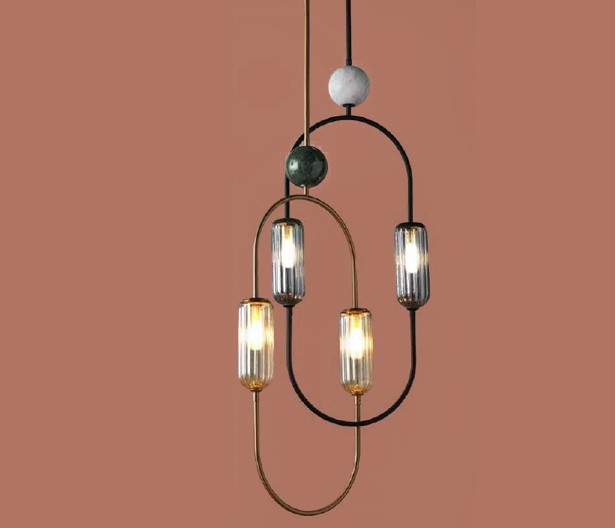 092022 Подвес золотой - зеленый мрамор Aromas del Campo Clip