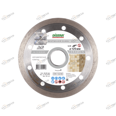Диск алмазный Distar 1A1R 230мм Ceramics 12857