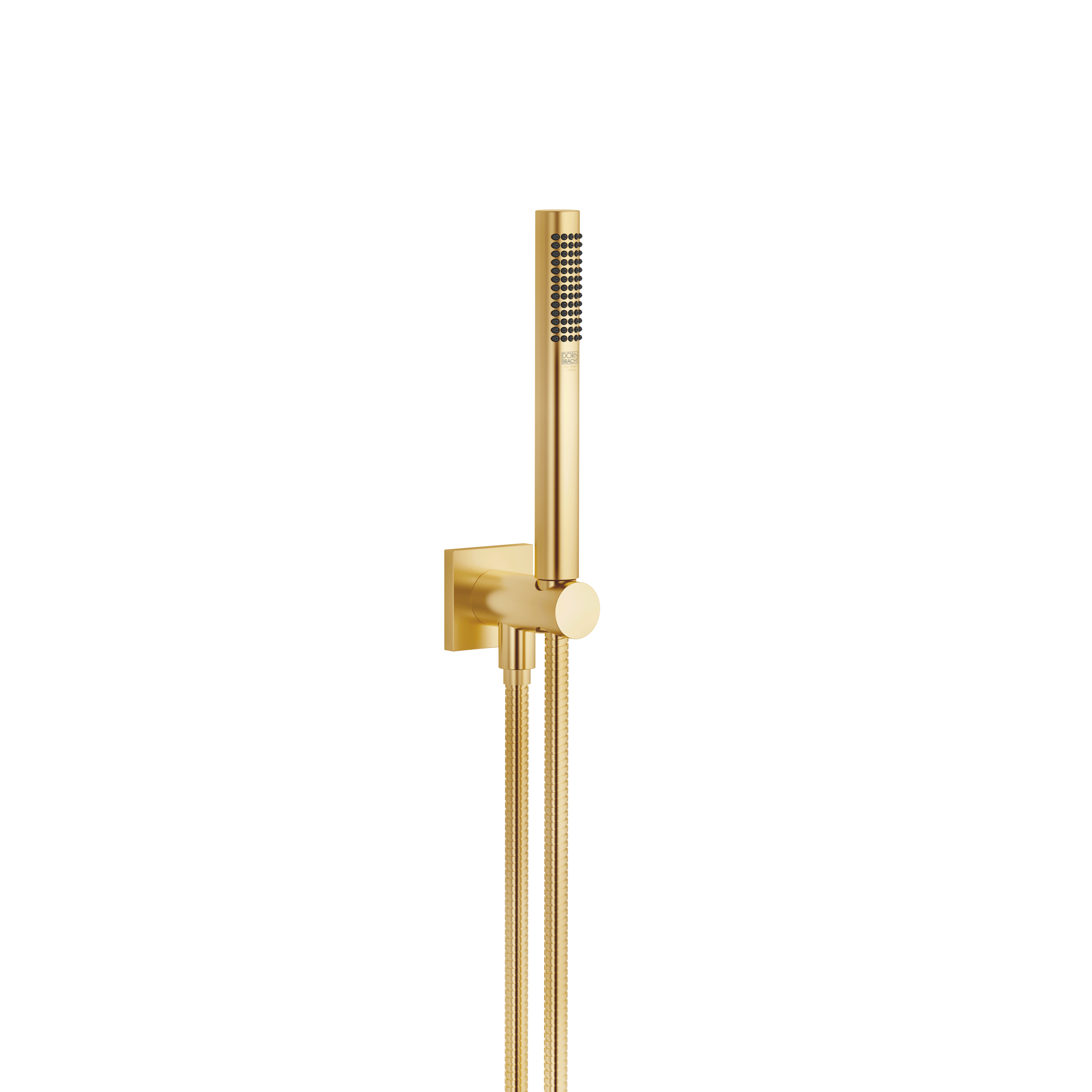 Ручной душевой набор со встроенным держателем для душа FlowReduce - Brushed Durabrass (23-каратное золото) 27802970-280010 DornBracht