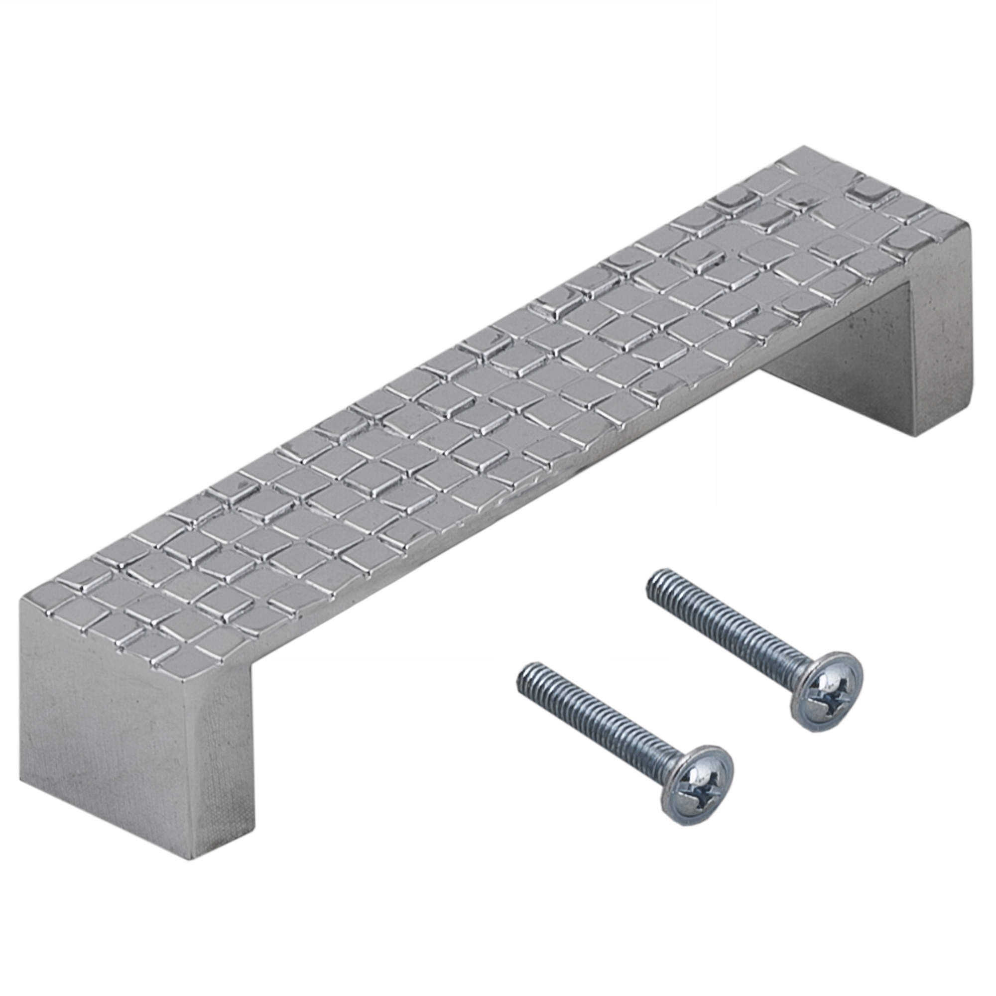 14254001 Ручка-скоба RS-019 96 мм металл цвет глянцевый хром STLM-0004638 KERRON  - Вид №1