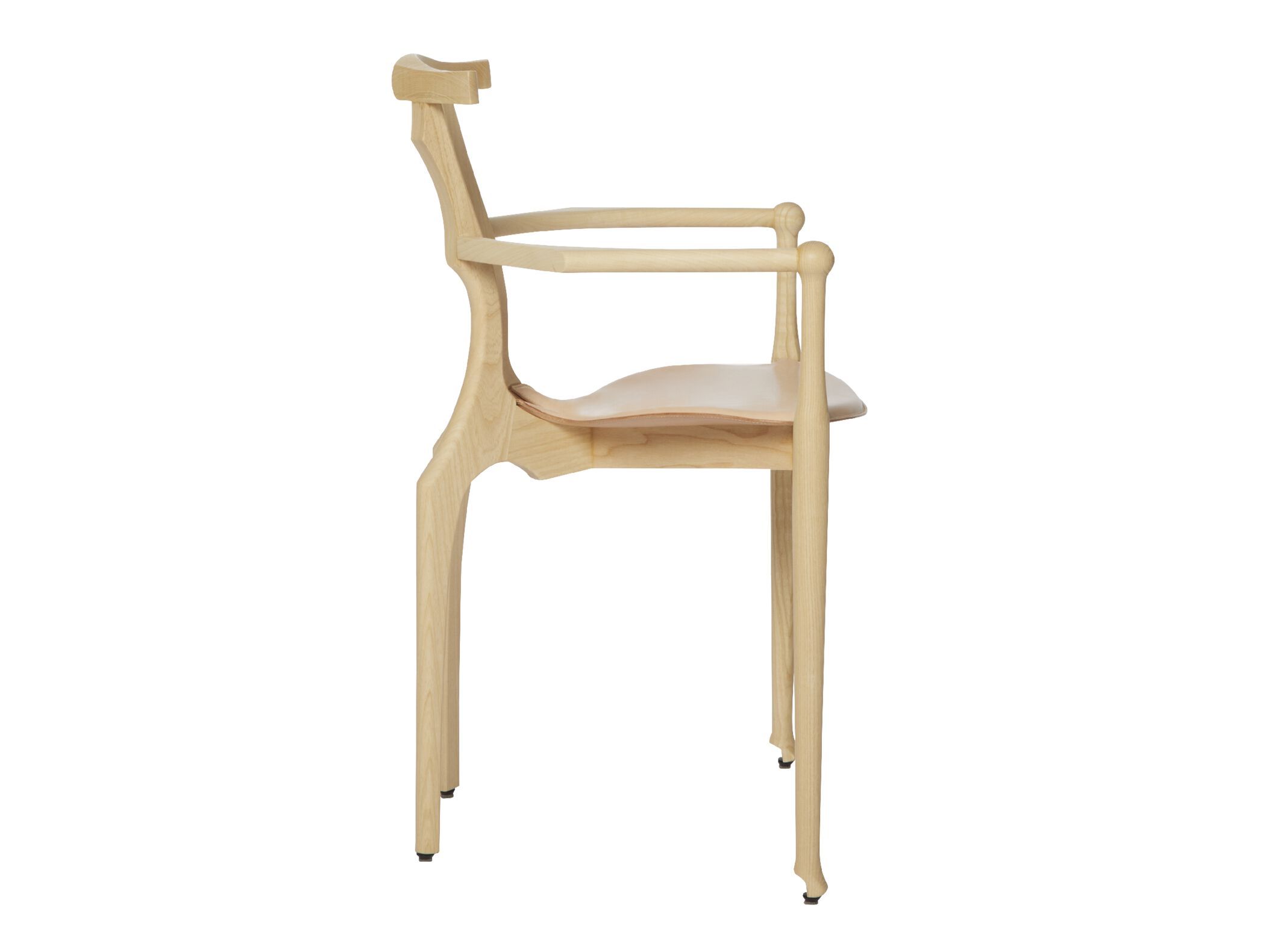 Штабелируемый стул из ясеня с подлокотниками BD Barcelona Гаулино ARCH-00143962 - Вид №2