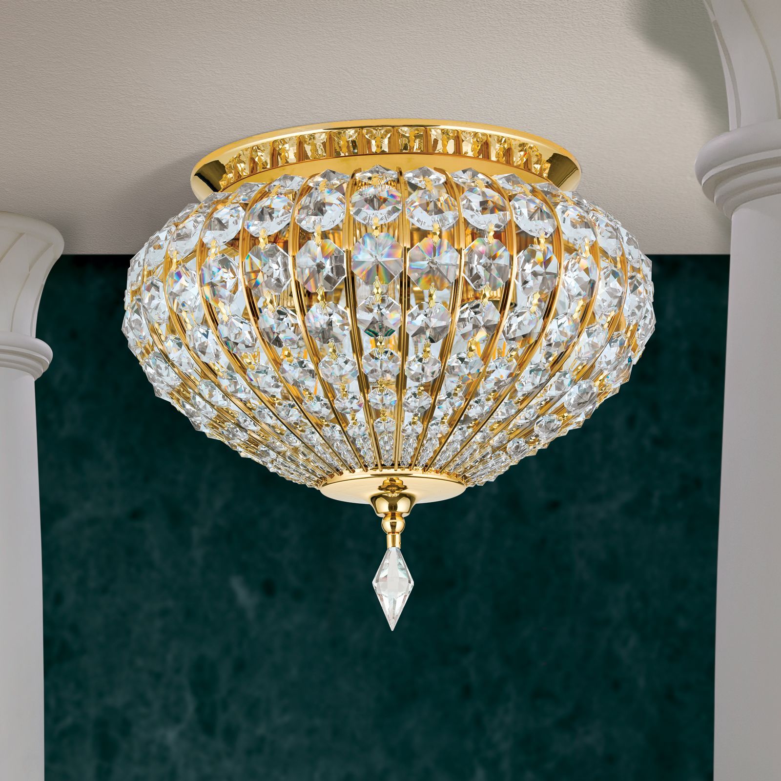 Латунный потолочный светильник Orion Oriental ARCH-00008274