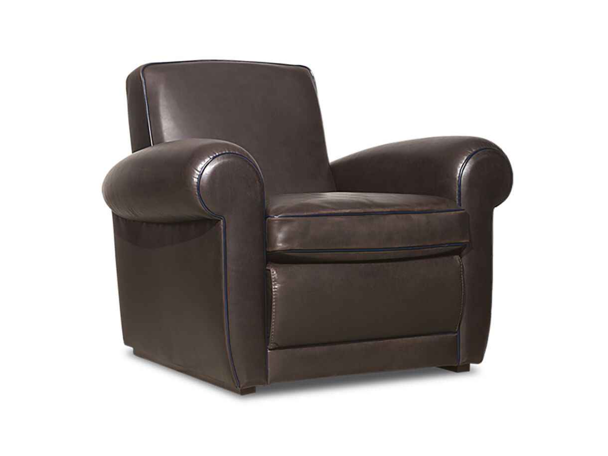 Кожаное кресло с подлокотниками Baxter ARCH-00024603