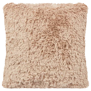 Подушка Искусственный мех 40x40 см цвет серо-коричневый